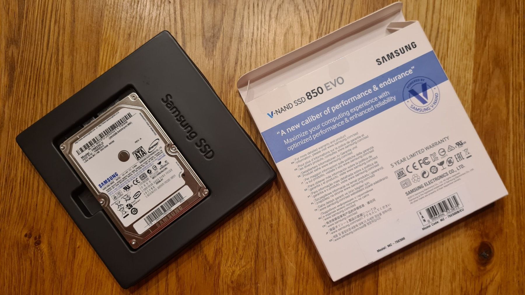 Samsung Harddisks: Samsung  Festplatte 250GB, Model HM250JI – Gebraucht aus Winkel von Heuresis 1