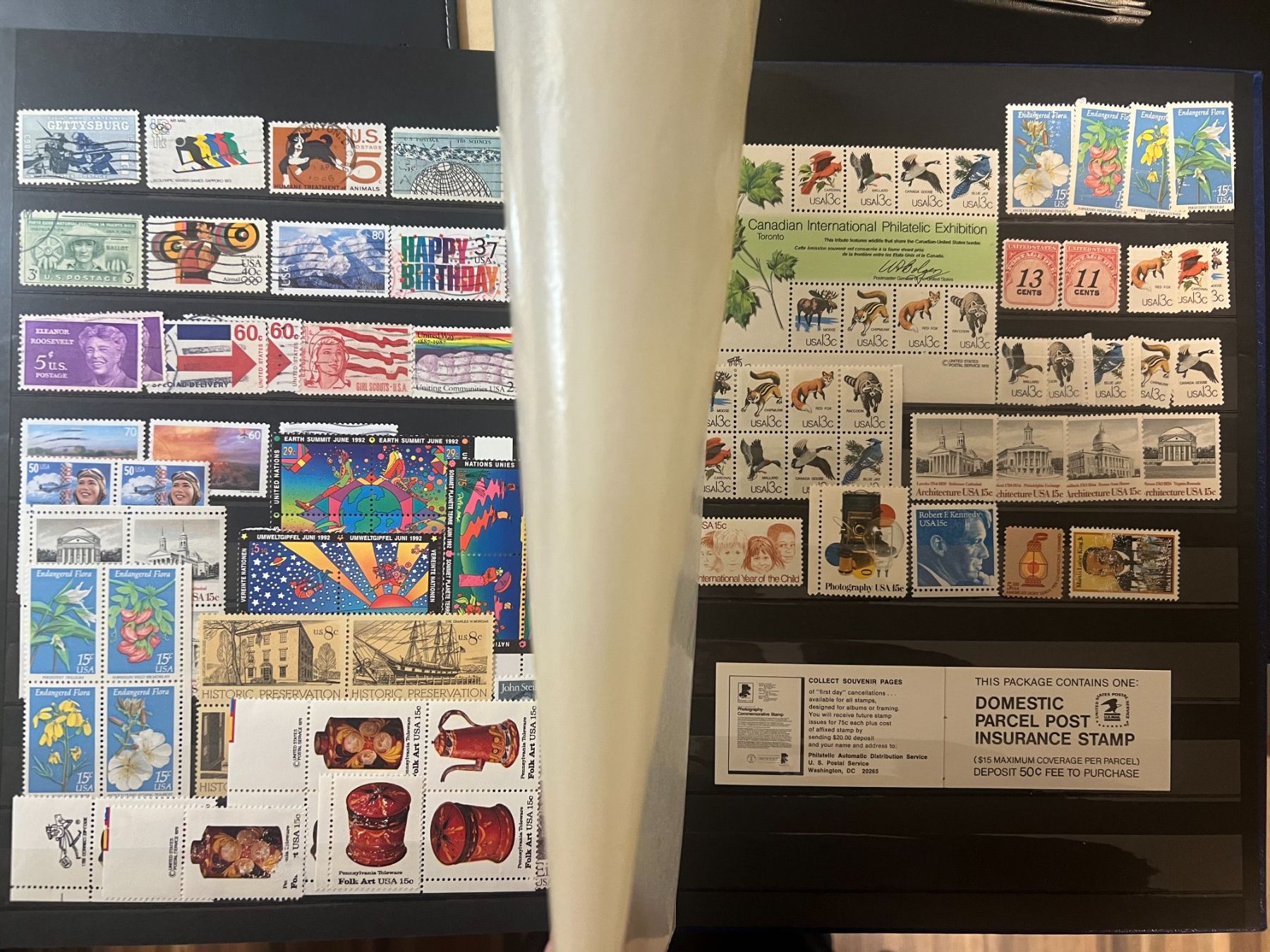 Alle Briefmarken: Album timbres USA – Gebraucht aus Lausanne von ffhoud 9