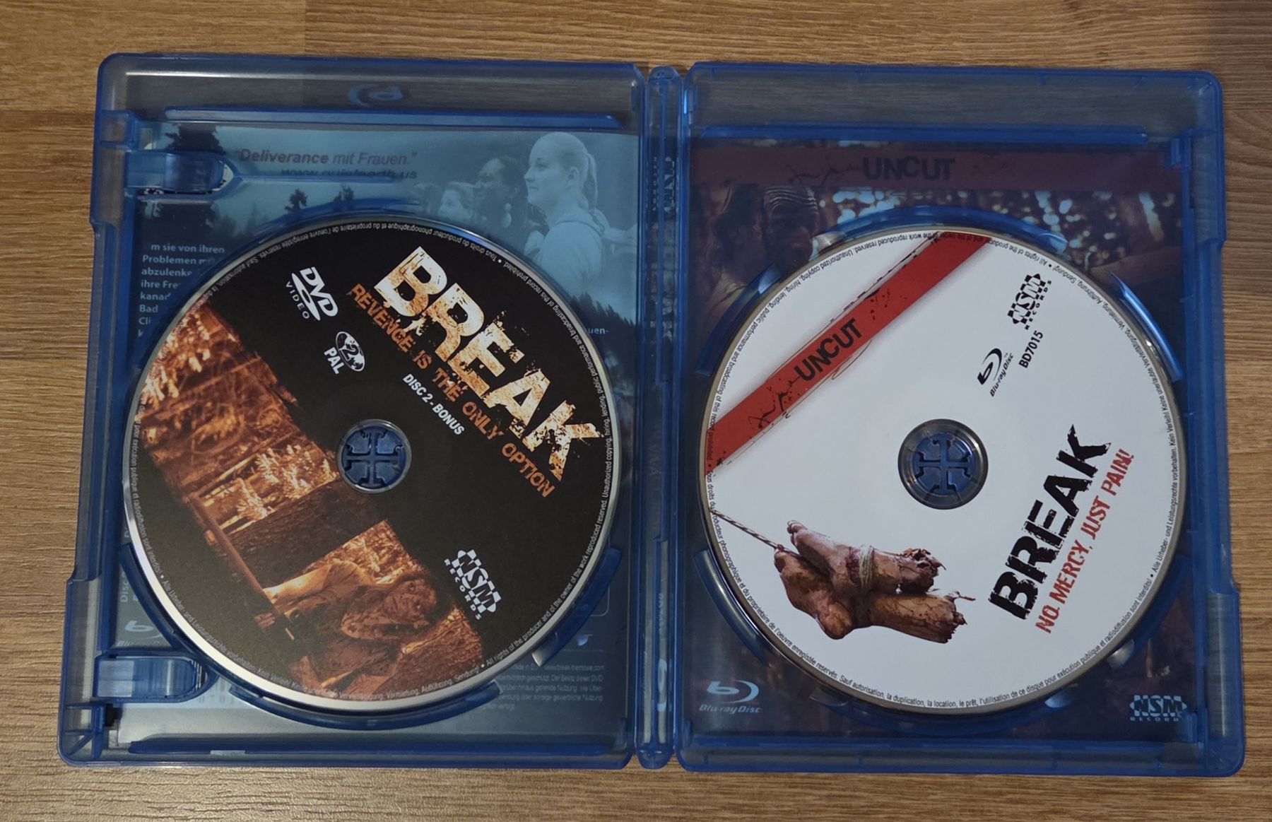 Tutti i DVDs: Break No Mercy Just Pain Uncut Version Blu-Ray – Usato da Winterthur venduto da raymen74 1