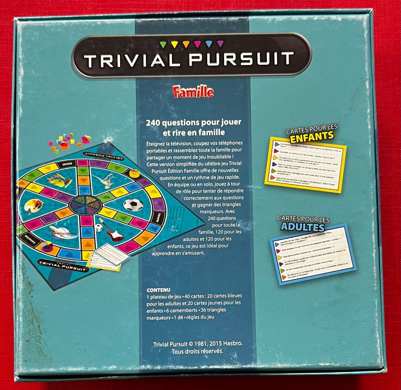 Giochi: Jeu TRIVIAL PURSUIT – Usato da Nyon venduto da 65d45 2