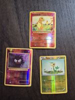 Pokemon - xy - glumanda & nebulak reverse holo