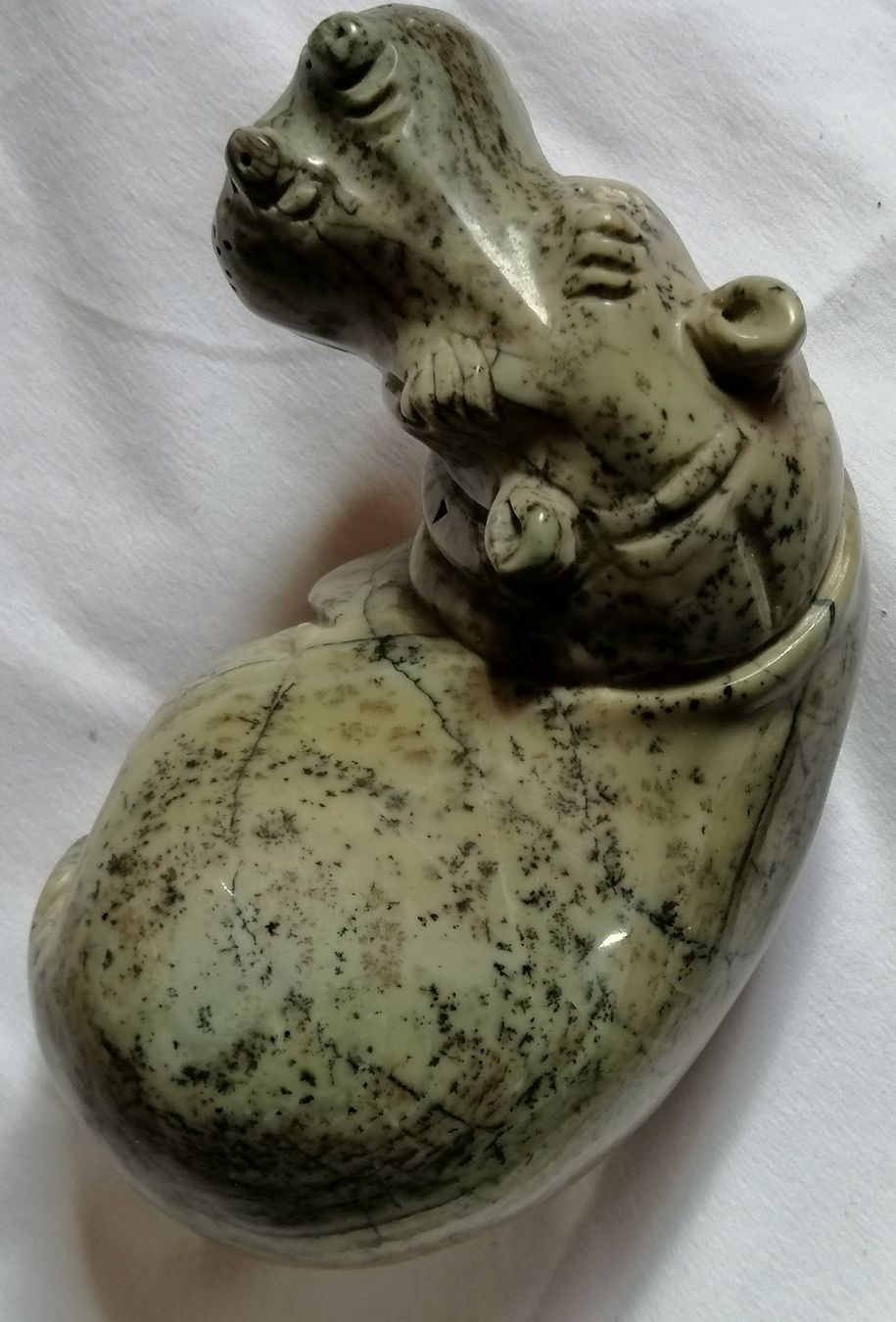 Sculture & Statue: Nilpferd sehr schönes  Nilpferd / Speckstein – Usato da Oberriet SG venduto da Atir47 7