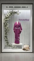 Kimono japonais violet