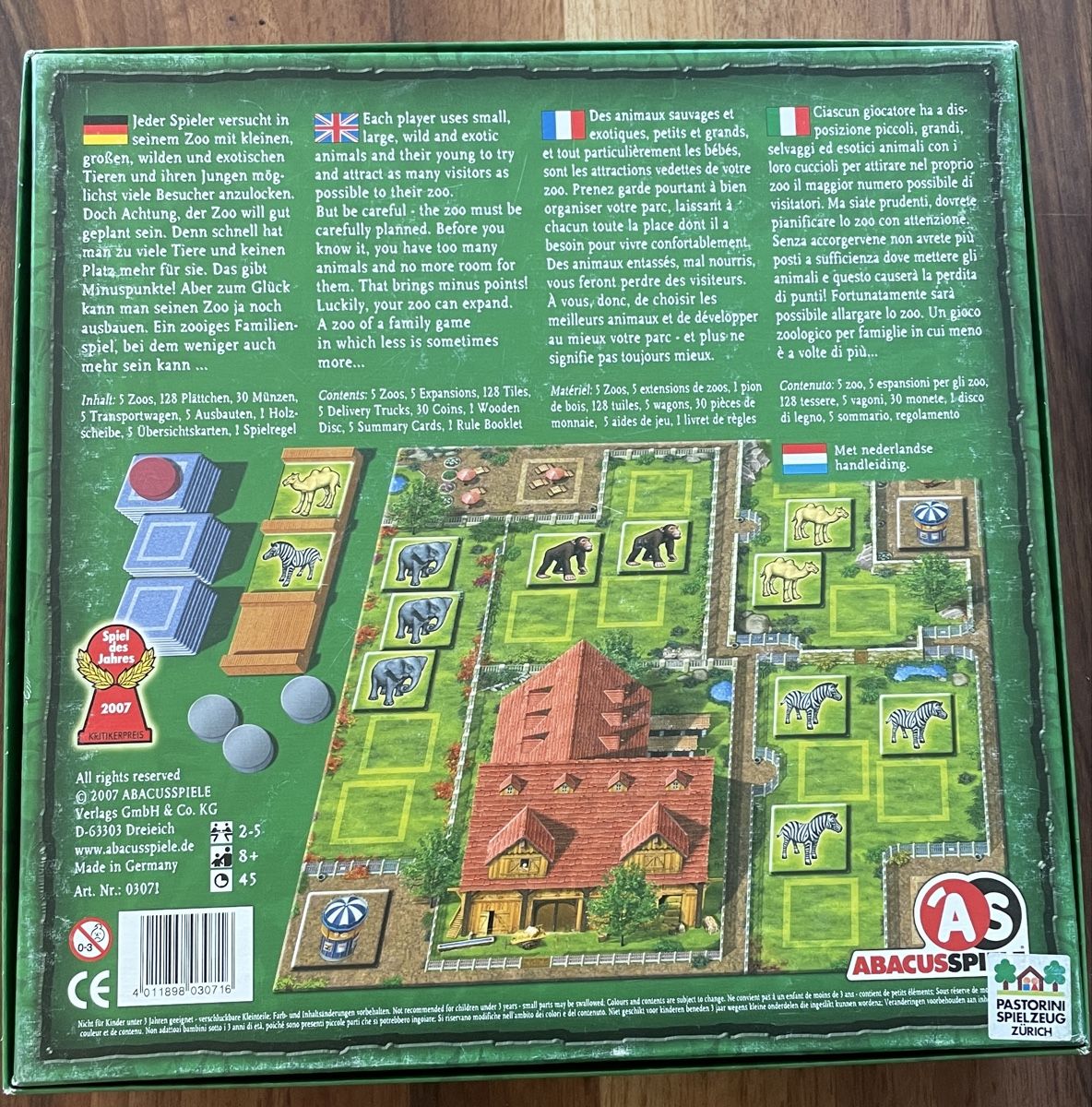 Giochi: Zooloretto Brettspiel – Usato da Therwil venduto da rubininio 1