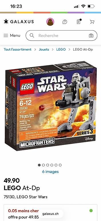 Lego Kit di costruzioni: Lego star wars 75130 – Usato da Les Brenets venduto da Sibis1 1