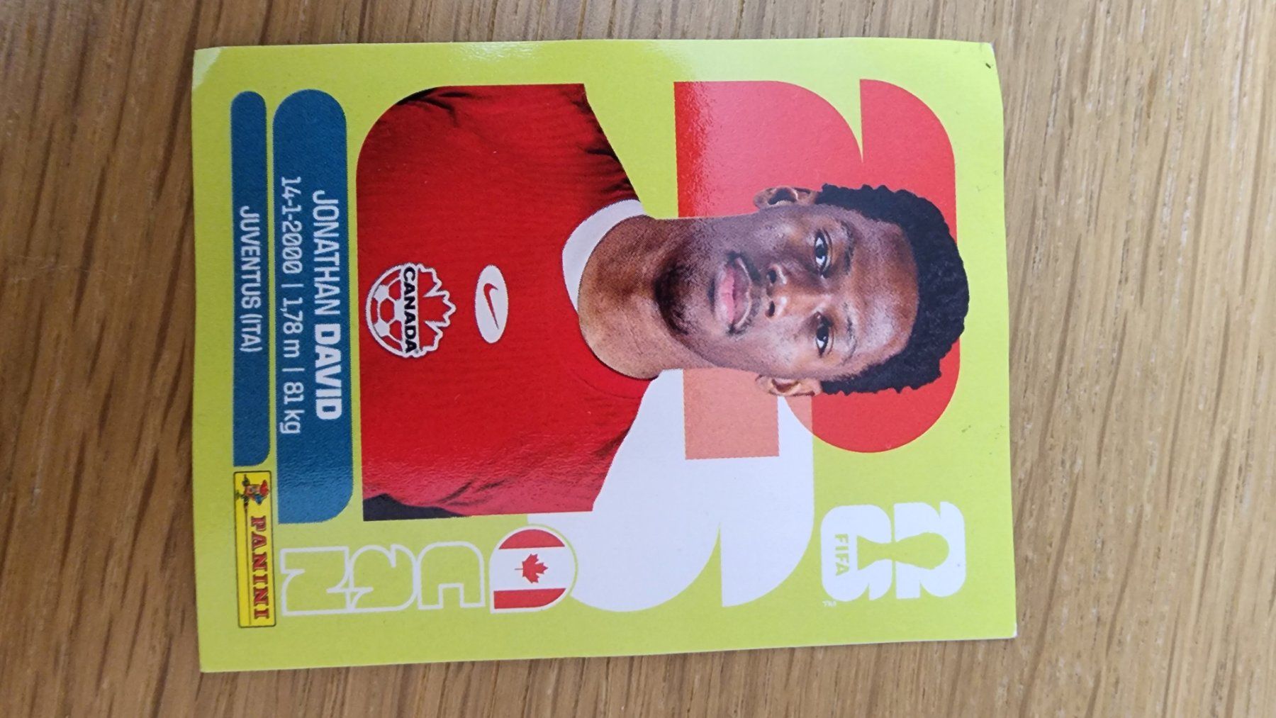 Panini Cartes à collectionner: Panini Sticker Jonathan David CAN 20 – Neuf (Voir description) à Volketswil par mal_tqy9
