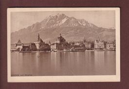 LUZERN - Bahnhof - Pilatus - 1925