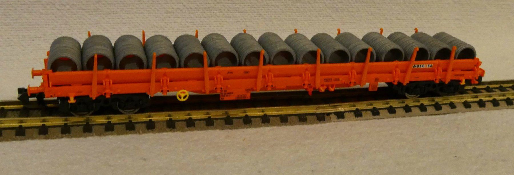 Fleischmann Modelleisenbahnen: Rungenwagen mit Metallrollen – Neu und originalverpackt aus Rupperswil von Ropi03