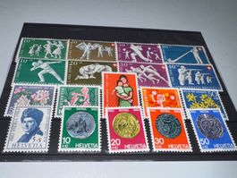 4 Sätze Pro Patria 1950/51 1962,  Pro Juventute 1962 **