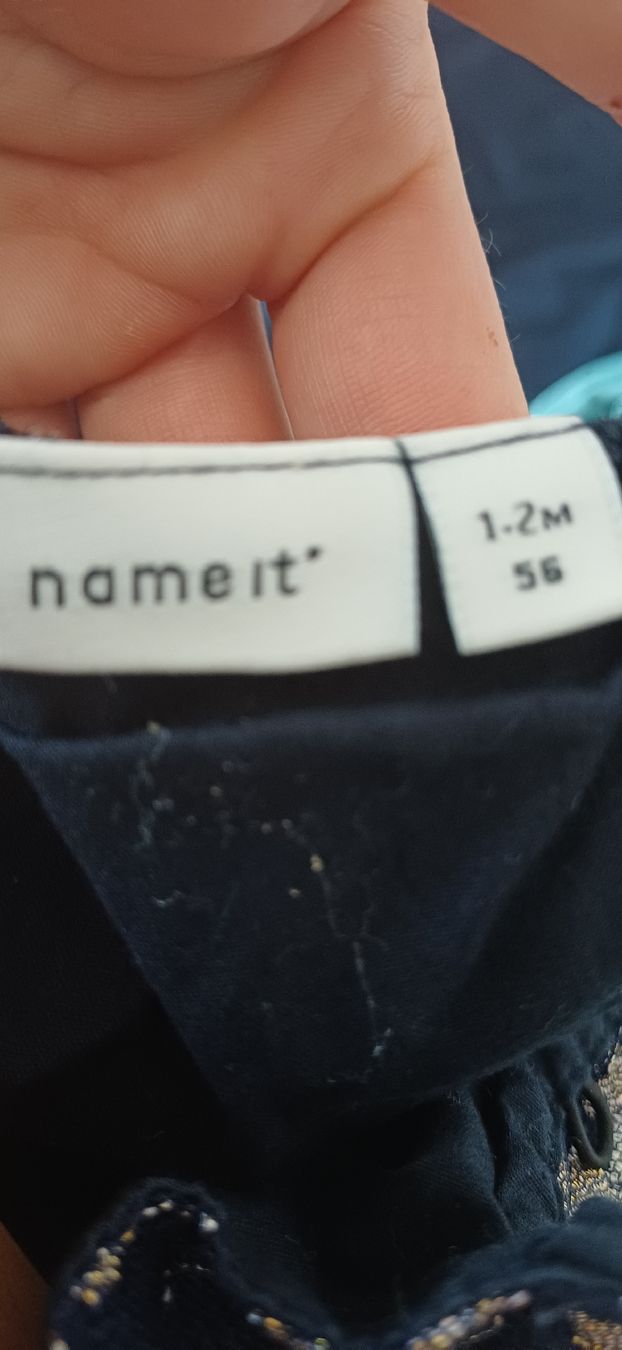 Name It Kleider & Röcke: Kleid dunkelblau gold Grösse 56 – Neu (gemäss Beschreibung) aus Riniken von Lessy- 1