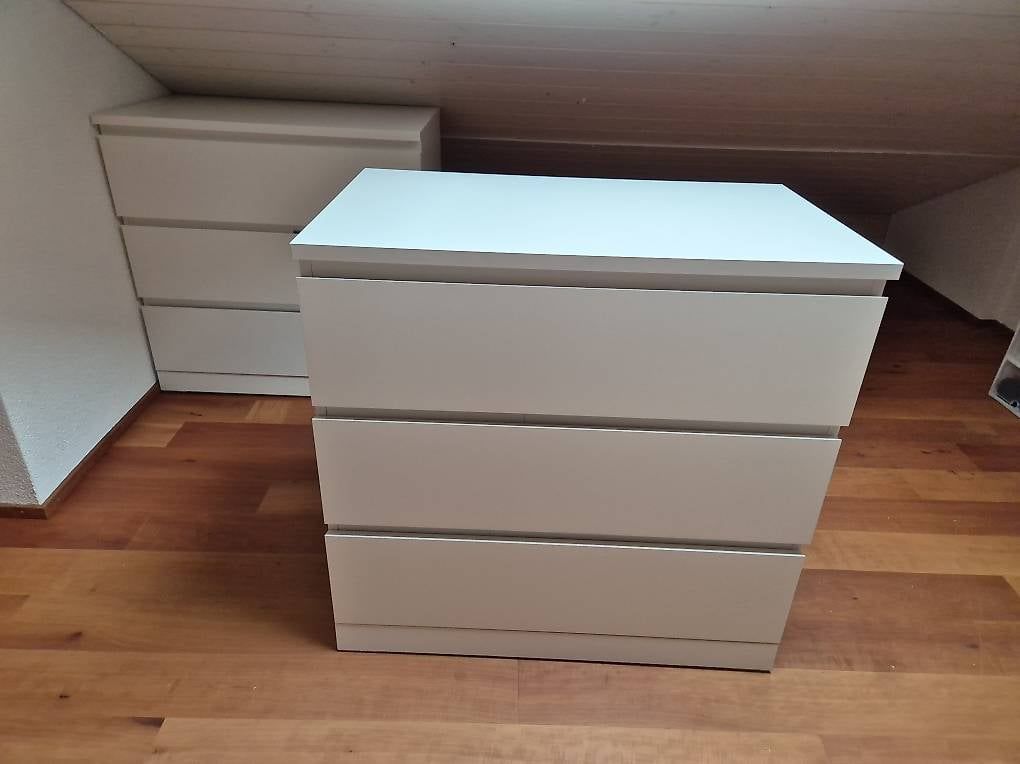 Cassettiere: Malm Kommode mit 3 Schubladen – Usato da Matzingen venduto da panda98 2