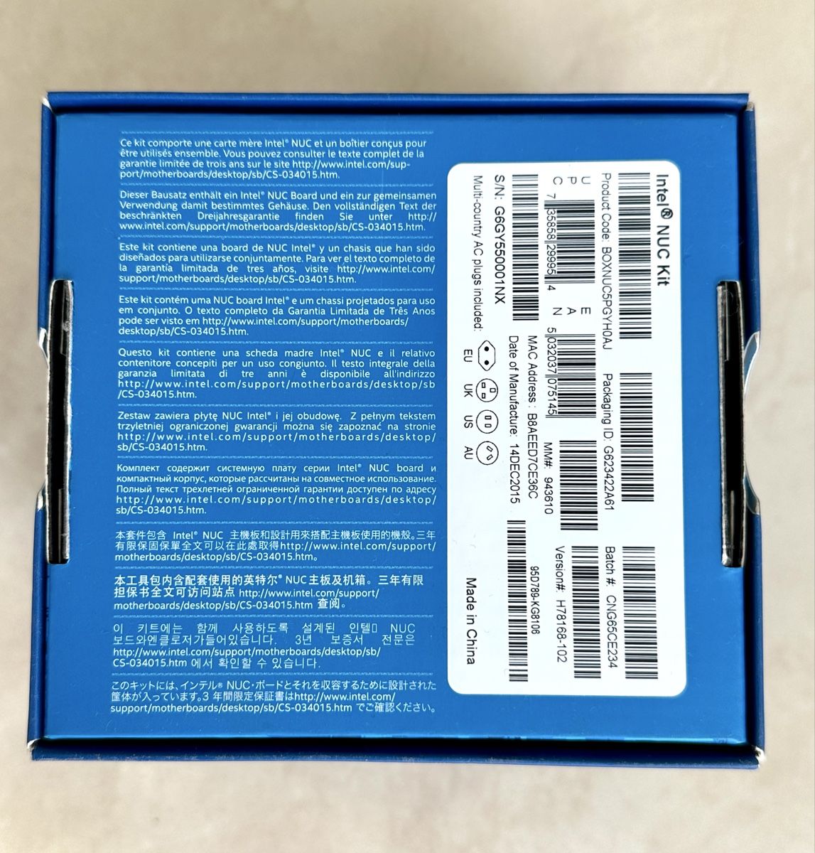 Intel PC: Intel NUC NUC5PGYH Mini PC mit Windows 10 – Nuovo (secondo la descrizione) da Emmenbrücke venduto da Appophis 2