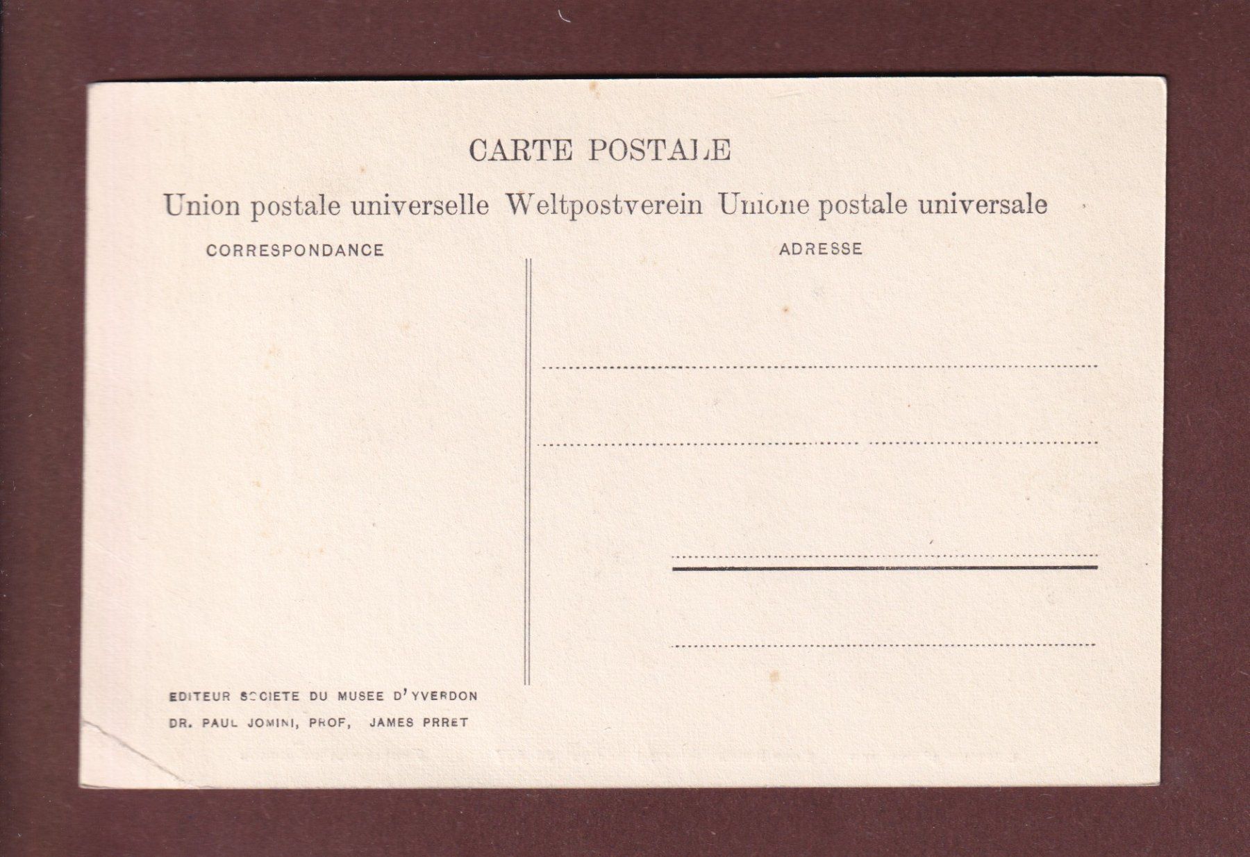 Cartoline postali: Castrum d'YVERDON // pli d'angle // – Usato da Pully venduto da nicecards-shop 1