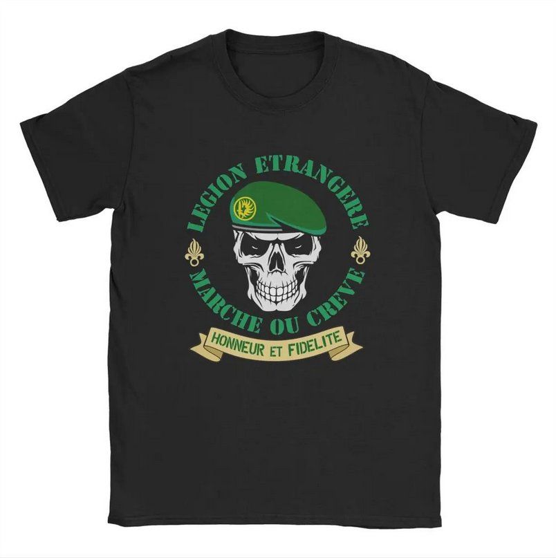 T-shirt: Fremdenlegion T-Shirt Schwarz NEU – Usato da Bronschhofen venduto da top-wein01