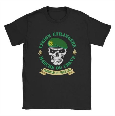 Fremdenlegion T-Shirt Schwarz NEU