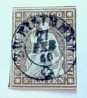 Strubeli, Nr.22C, Vollstempel, Zweisimmen, 27. FEB 60  Luxus