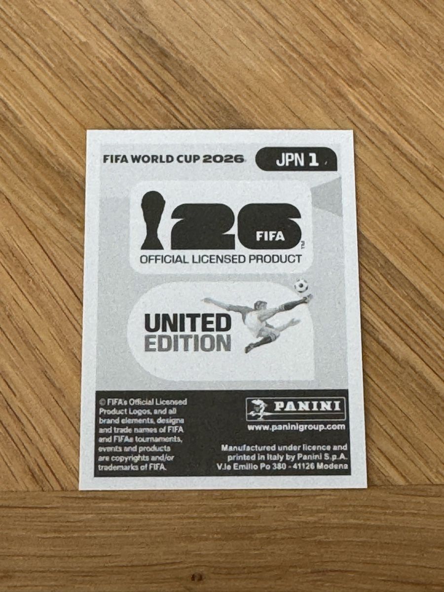 Panini Carte collezionabili: Panini 2026 JPN 1 – Nuovo (secondo la descrizione) da Grand-Lancy venduto da cyr_n5ky 1