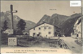 Col de la Forclaz - Route Martigny-Chamonix - animee