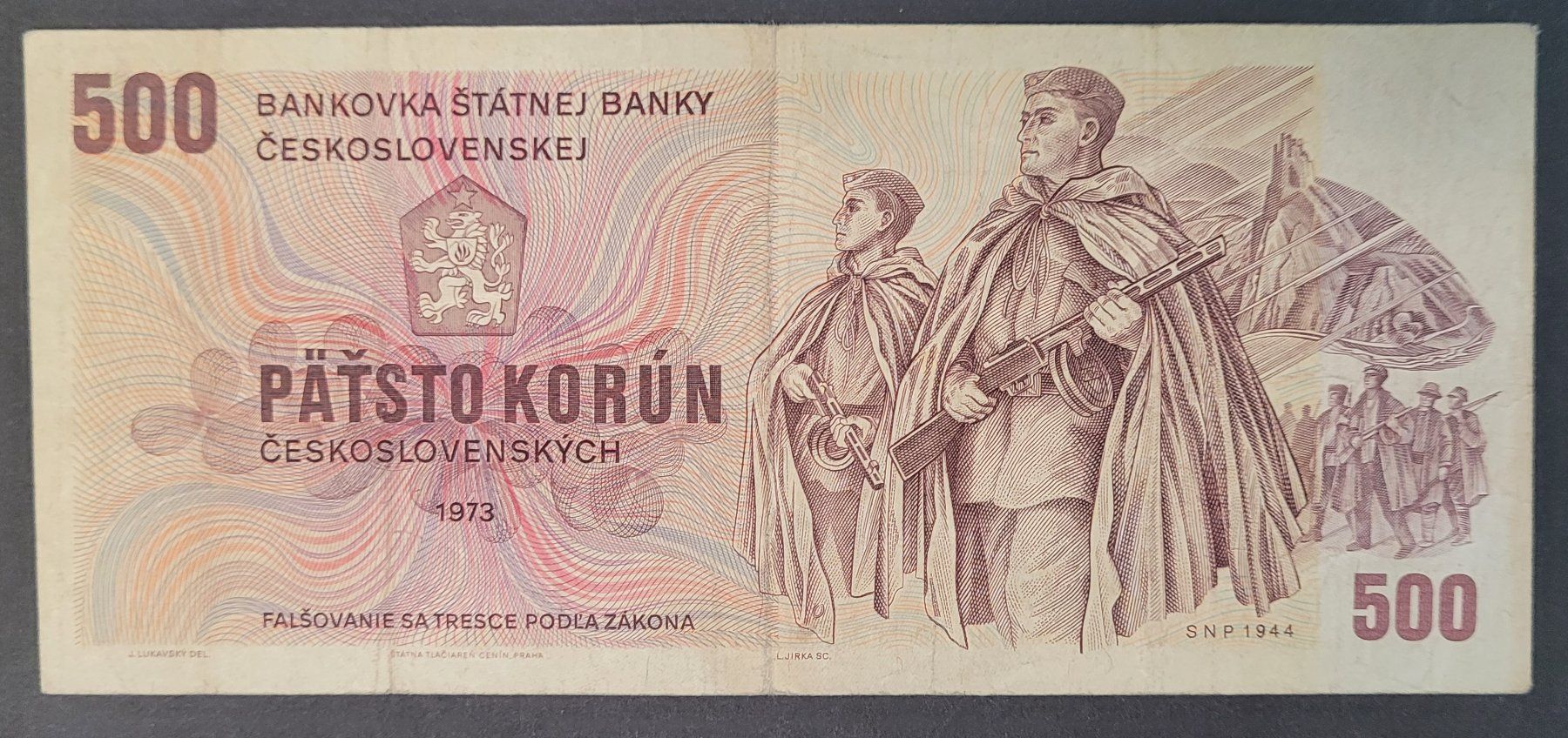 Banconote: 500 KRONEN / TSCHECHOSLOWAKEI 1973 – Usato da Mumpf venduto da antonio_schweiz_961
