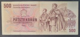 500 KRONEN / TSCHECHOSLOWAKEI 1973