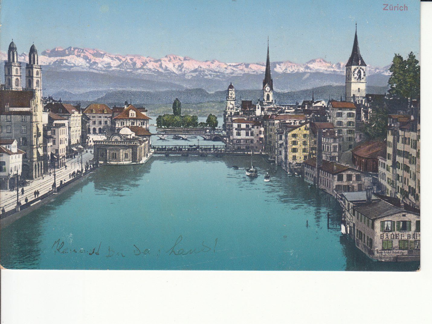 Cartoline postali: Zürich 1915 – Usato da Bürglen TG venduto da StampGraf