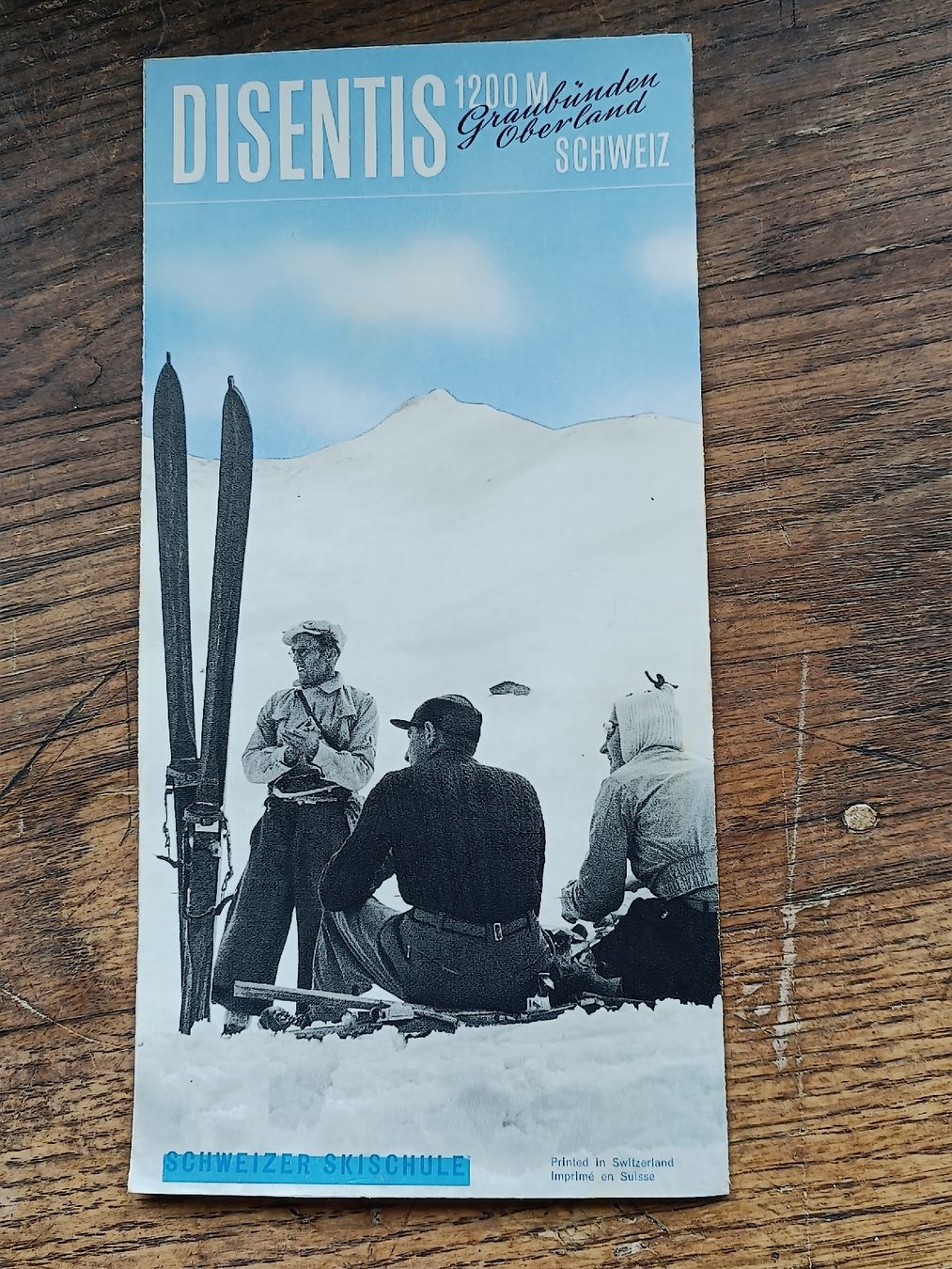 Dokumente: Alter Prospekt / Disentis - Schweizer Skischule ca. 1930 – Gebraucht aus Brugg AG von Ente015 4
