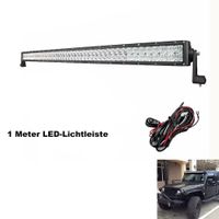 Offroad-LED-Lichtleiste mit Halterungen und Kabelsatz, 12 V
