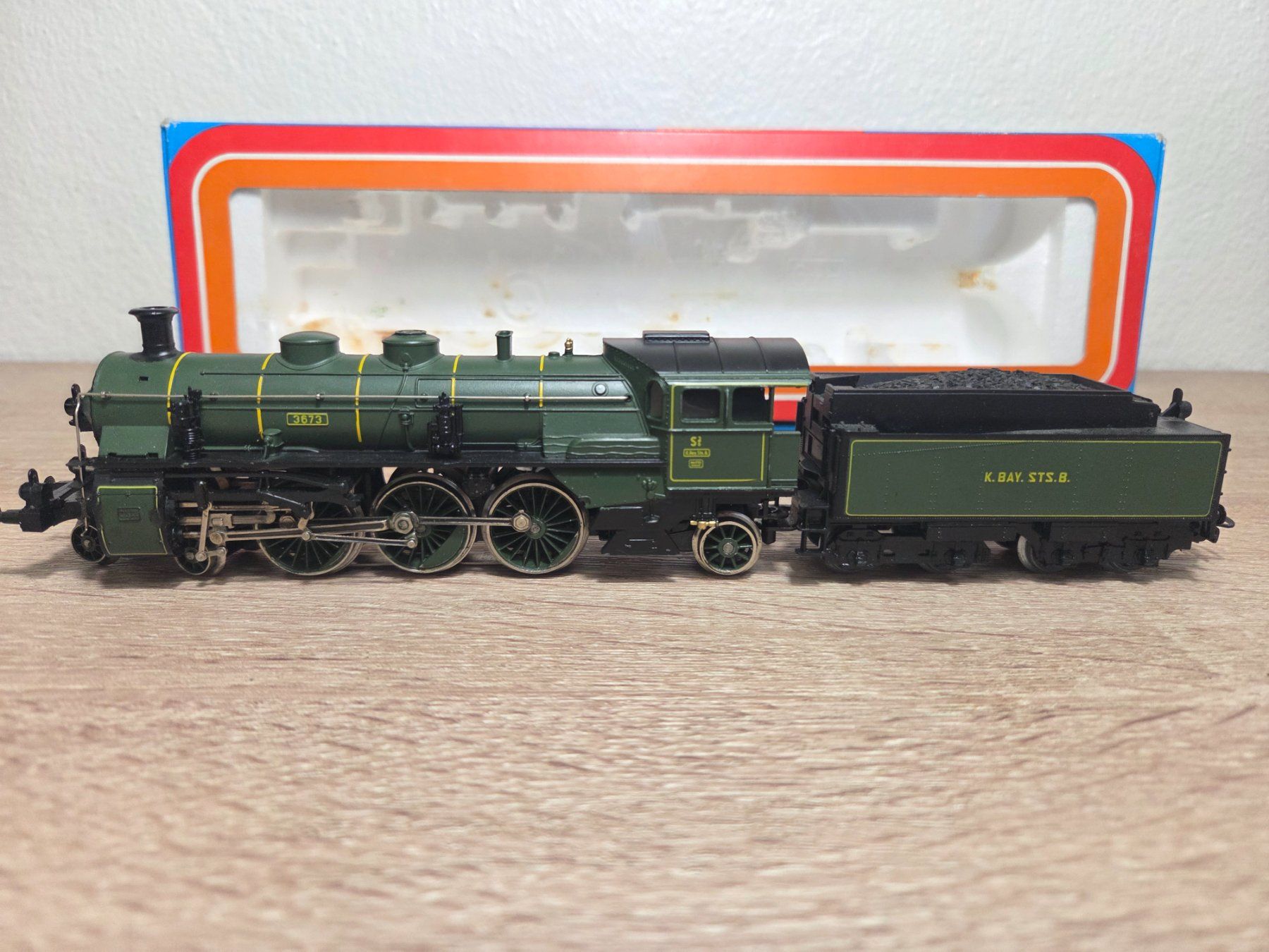 Märklin Modellini di ferrovie: Märklin 3092 Dampflok K.Bay.Sts.B H0 – Usato da St-Aubin-Sauges venduto da Lo_Go