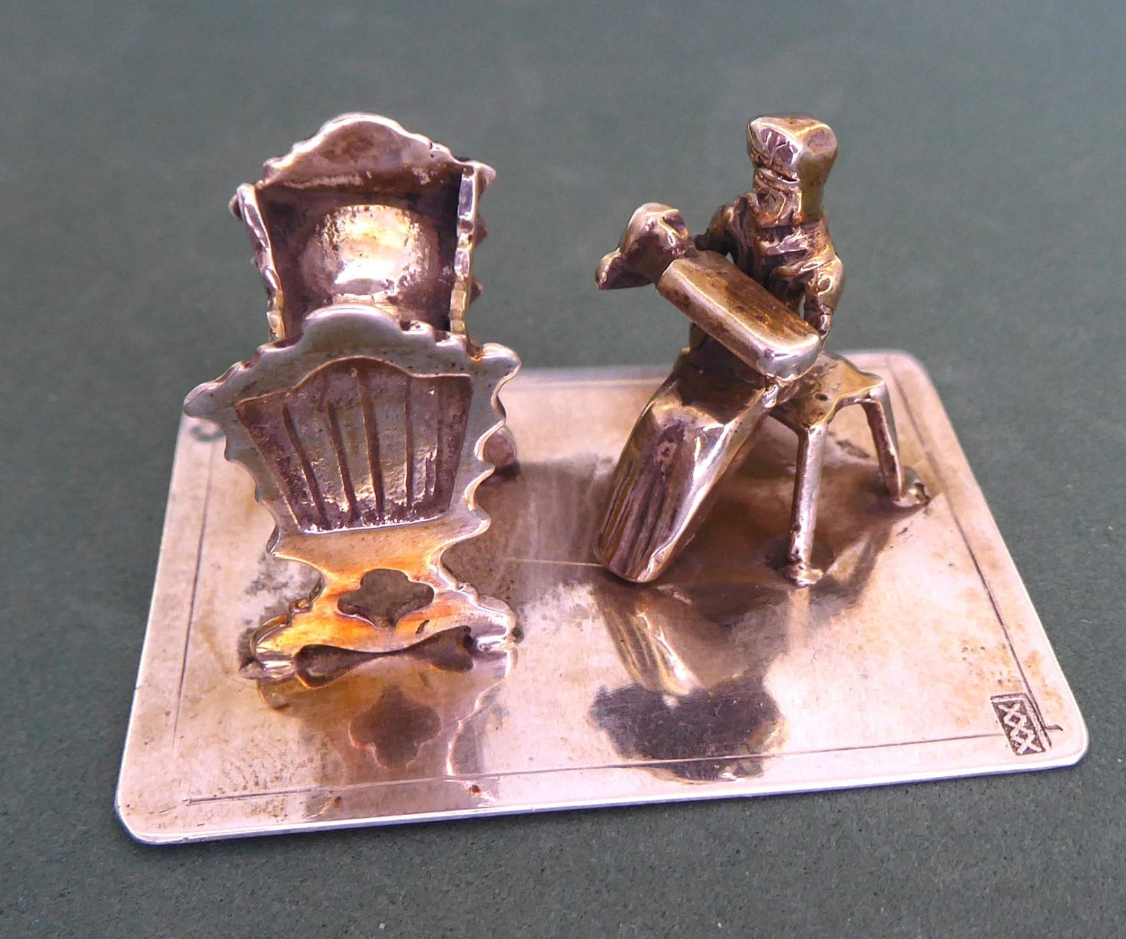 Figuren: Kleine Figur, Mutter und Kind 800 Silber vor 1953 – Gebraucht aus Muri AG von silvermouse007