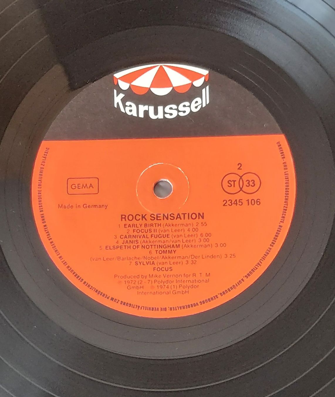 Schallplatten: LP - FOCUS - ROCK SENSATION – Gebraucht aus Steckborn von Quo7 2