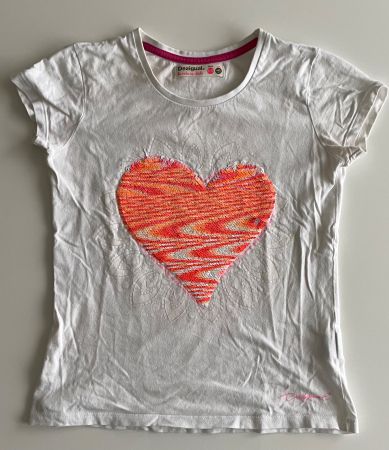 Mädchen Shirt von Desigual Gr. 134, 9 Jahre