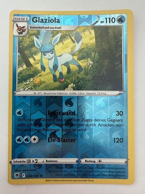 Pokémon Carte collezionabili: Glaziola - Reverse Holo - Pokemon – Nuovo (secondo la descrizione) da Nussbaumen AG venduto da Pika-Shop