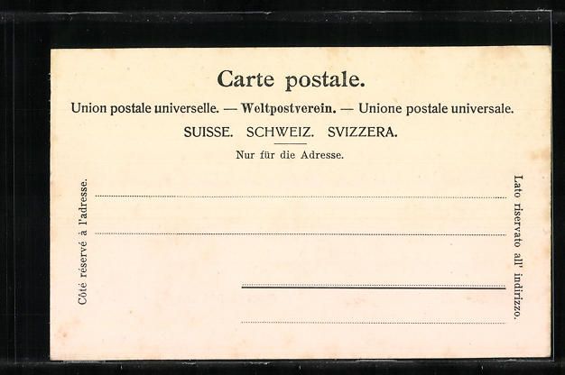 Cartoline postali: AK Wattenwil, Generalansicht mit Kirche – Usato da Berlin venduto da bartko-reher 1