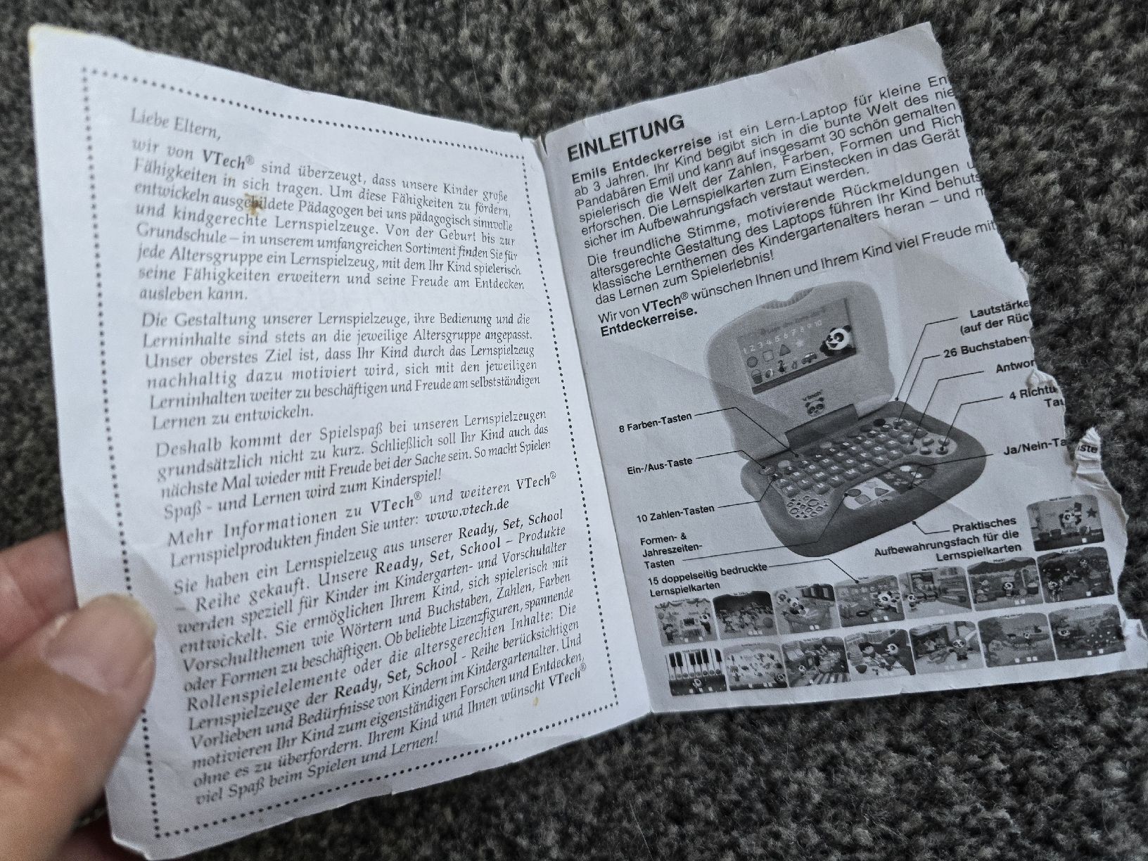 Vtech Jouets: Vtech Emils Entdeckerreise Lerncomputer – D'occasion à Unterentfelden par Panda-87 8