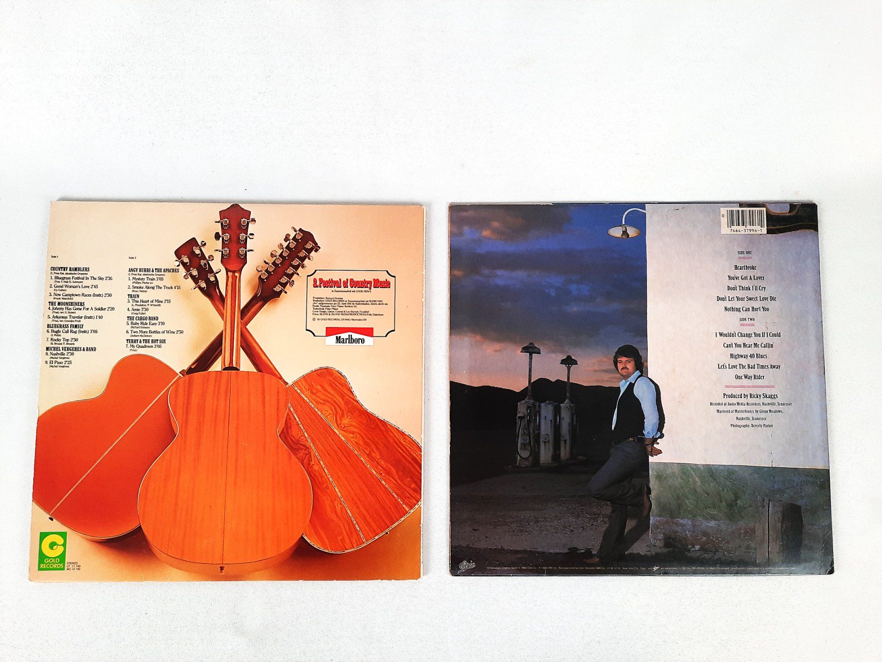 Dischi in vinile: 2-Country-Musik-Schalplatten – Usato da Beinwil am See venduto da Restwert_Beinwil 1
