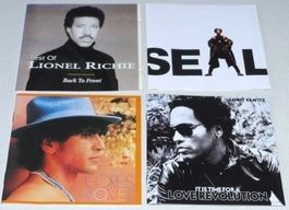 4CD's - Lionel Richie, Seal, Caetano Veloso & Lenny Kravitz