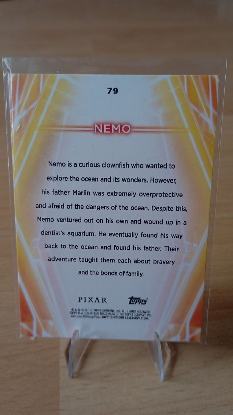 Topps Carte collezionabili: 2026 Topps Disney Nemo #79 🎬  – Nuovo (secondo la descrizione) da Bern venduto da ReenDeals 1