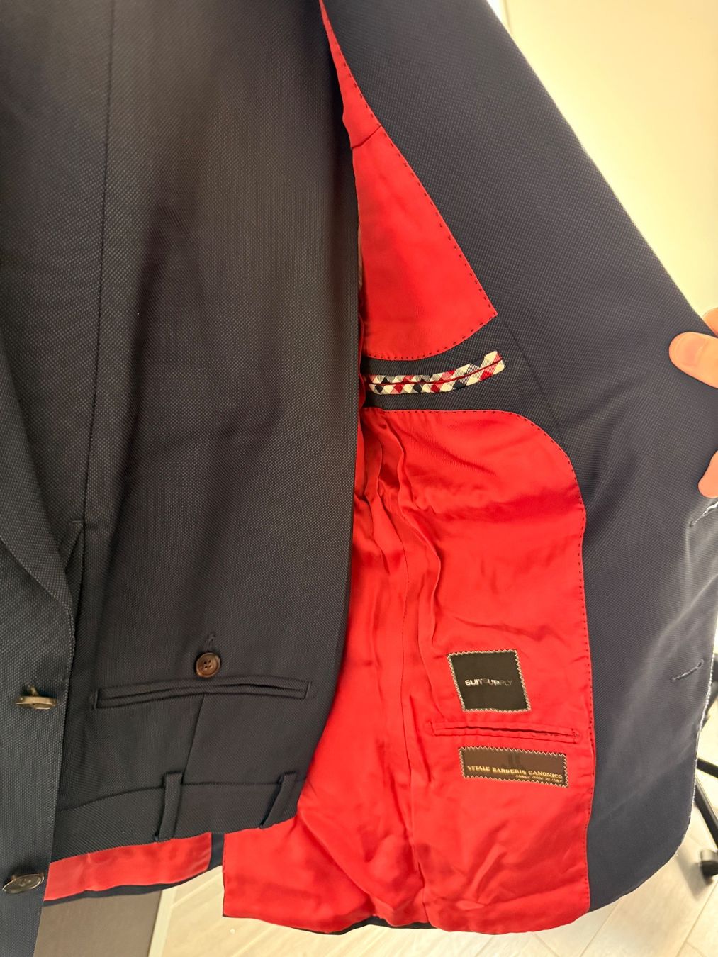Suitsupply Completi: Suitsupply Navy Suit (Blazer + Pants) – Usato da Zürich venduto da mar_6ltw 1