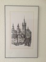 Wandbild Gemälde KLATTAU schwarz-weiss