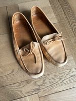 Navyboot Lederschuhe Slipper hellbraun gebrauchter Zustand