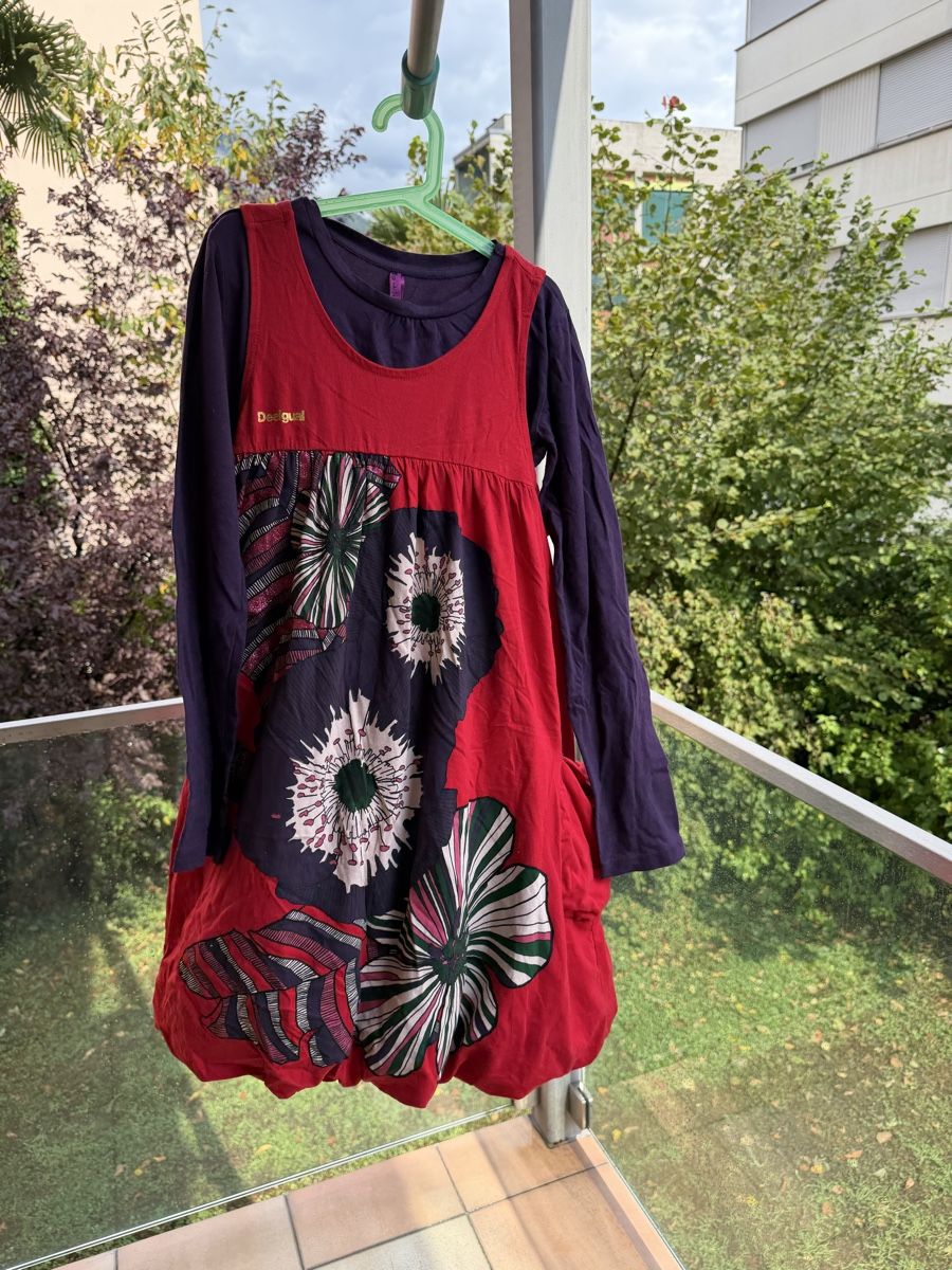 Desigual Vestiti & Gonne: Desigual Kleid mit Langarmshirt – Usato da Minusio venduto da KaLo911