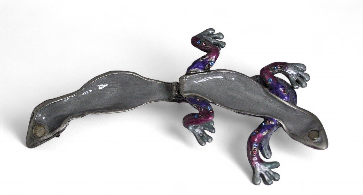 Statuette: Dose, Krokodil, Reptilie, Echse – Nuovo e nell'imballaggio originale da Bottenwil venduto da anh_5brz 1