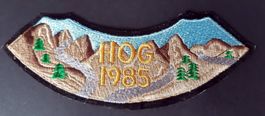 1985 HARLEY PATCH HOG OWNERS GROUP BIKER