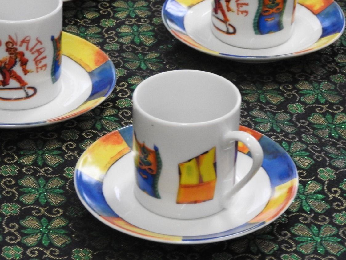 Geschirrsets: Mocca / Espresso Tassen "Salto Natale" – Gebraucht aus Stetten AG von Brissago25 1