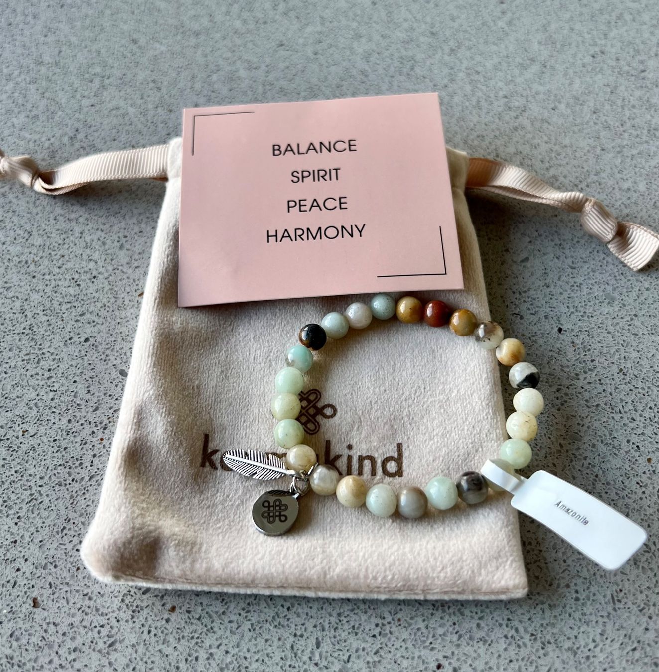 Bracciali & Braccialetti: NEU: Karmakind Amazonit Armband – Nuovo e nell'imballaggio originale da Lachen venduto da mar_ox 1