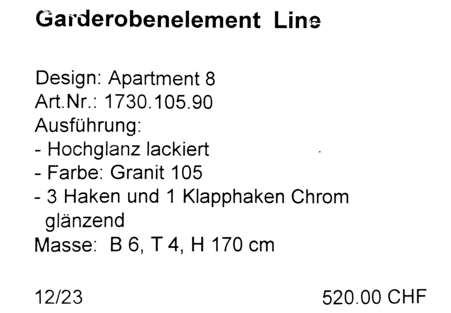 Guardaroba: Schönbuch - Line Wandgarderobe – Usato da Zürich venduto da mimi_zh 2