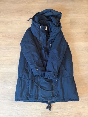 Schwangerschafts Parka, Dunkelblau.