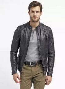 Lederjacke Goosecraft Biker933 Grösse: M