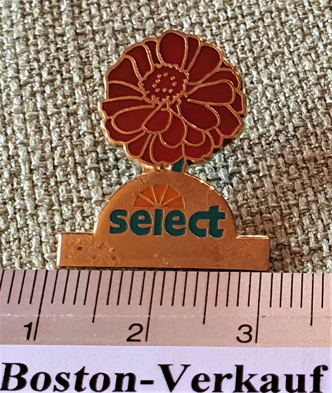 Spille & Fermagli: E823 - Pin Mondo - Select Blume – Usato da Reinach BL venduto da Boston-Verkauf 1
