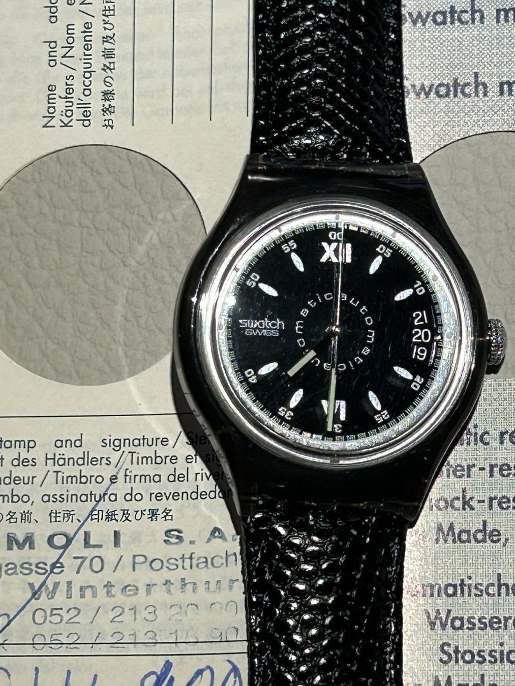 Swatch Uhren: SAM400 Swatch Rappongi Automatic Vintage – Neu (gemäss Beschreibung) aus Basel von arm_gf7p 1